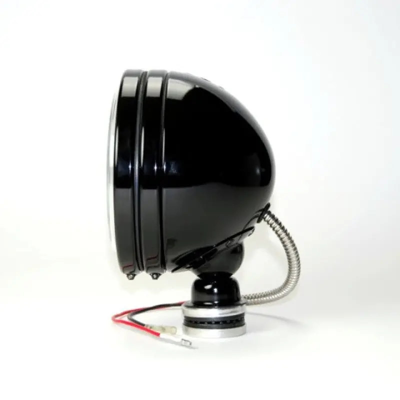 KC HiLiTES Daylighter 6in. Halogen Light 100w Spot Beam (Single) - Black SS Special Offer