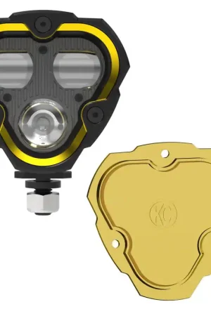 Price Drop KC HiLiTES FLEX ERA 3 Dual Mode SAE Fog Light - Single Light Master Kit (w/Clear + Yellow Lens)