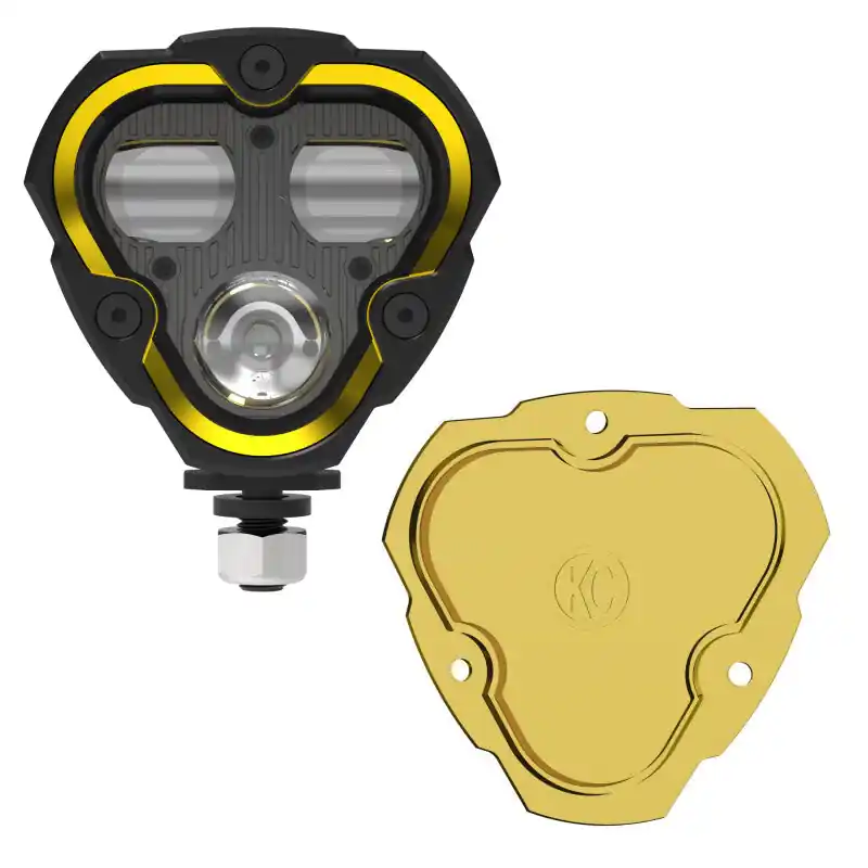 Price Drop KC HiLiTES FLEX ERA 3 Dual Mode SAE Fog Light - Single Light Master Kit (w/Clear + Yellow Lens)