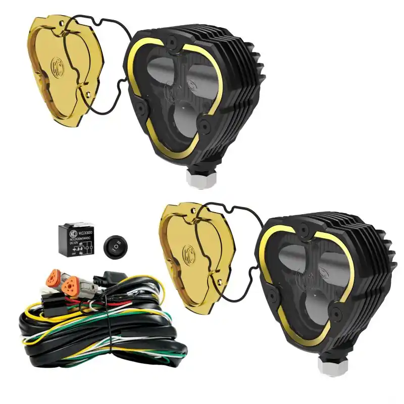 Order Now KC HiLiTES FLEX ERA 3 Dual Mode SAE Fog Lights - 2-Light Master Kit