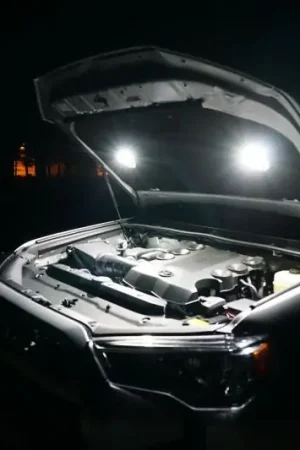 KC HiLiTES Cyclone 2in. LED Universal Under Hood Lighting Kit (Incl. 2 Cyclone Lights/Switch/Wiring) Order Now