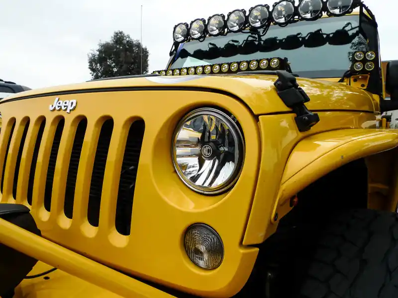 Free Shipping KC HiLiTES 07-18 Jeep JK 7in. Gravity LED DOT Approved Replacement Headlight (Single)