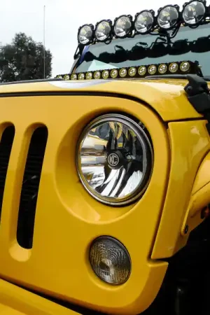 Sale KC HiLiTES 07-18 Jeep JK (Not for Rubicon/Sahara) 7in. Gravity LED DOT Headlight (Pair Pack System)