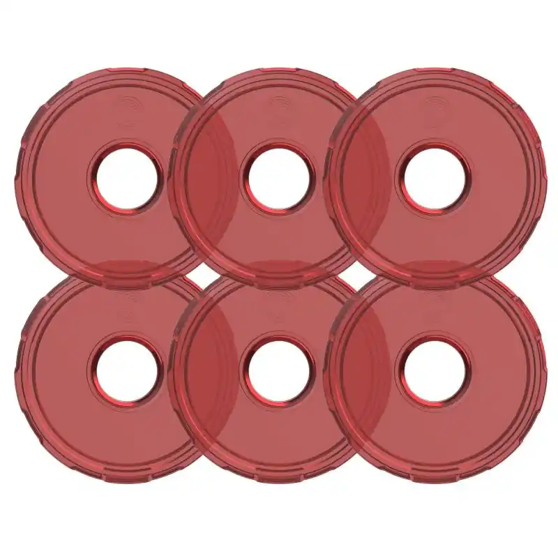 Big Sale KC HiLiTES Cyclone V2 LED - Replacement Lens - Red - 6-PK