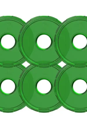 KC HiLiTES Cyclone V2 LED - Replacement Lens - Green - 6-PK Handmade