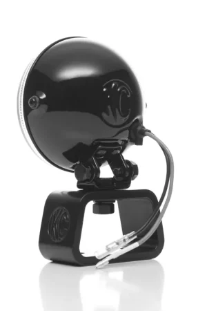 Certified KC HiLiTES Rally 400 4in. Round Halogen Light 55w Spread Beam (Pair Pack System) - Black