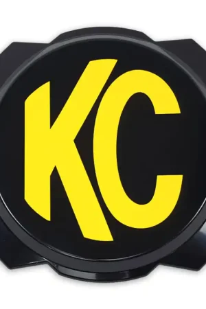 Bargain KC HiLiTES 6in. Hard Cover for Gravity Pro6 LED Lights (Single) - Black w/Yellow KC Logo