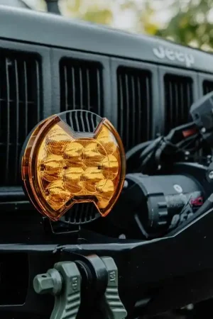 KC HiLiTES SlimLite 6in Light Shield - SAE Driving Beam - Selective Yellow Limited Edition
