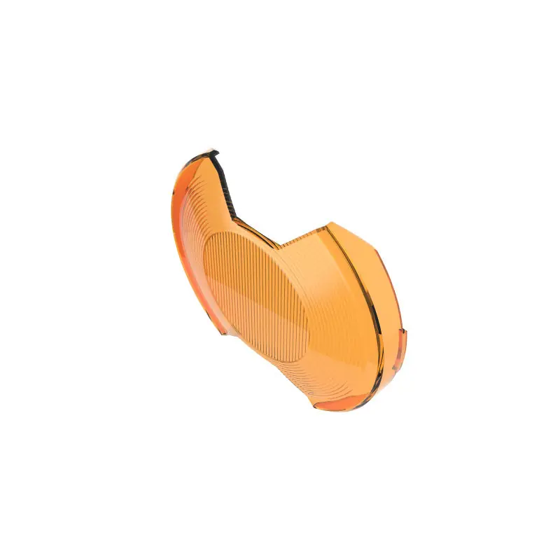 KC HiLiTES SlimLite 6in Light Shield - Spread Beam - Amber Final Sale