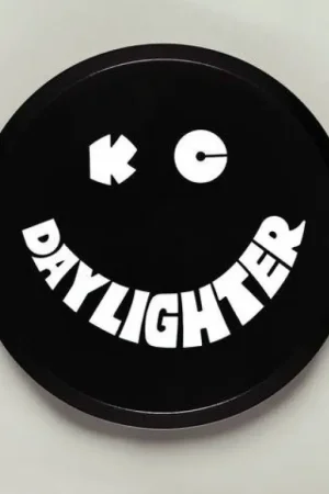 KC HiLiTES 6in. Round Hard Cover for Daylighter/SlimLite/Pro-Sport (Single) - Black w/White Smile Seasonal Sale