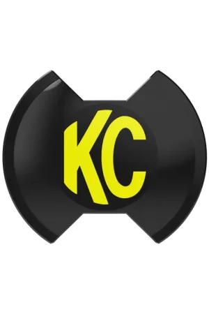 Factory Price KC HiLiTES SlimLite 8in. LED Light Cover (Cover Only) - Black