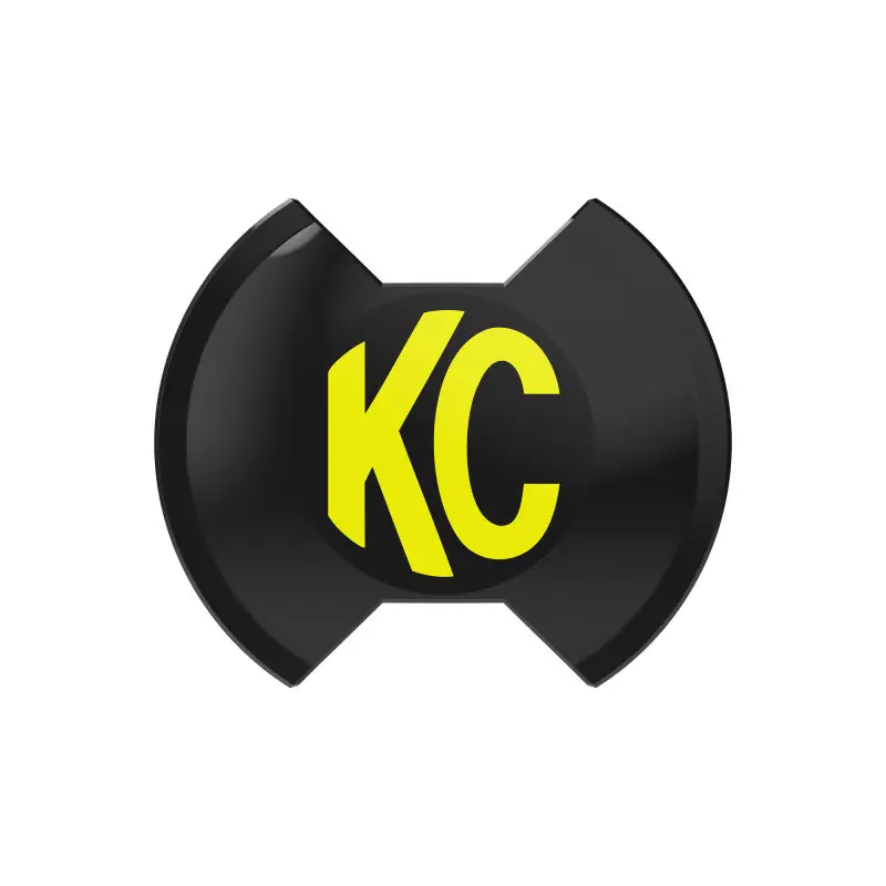 Factory Price KC HiLiTES SlimLite 8in. LED Light Cover (Cover Only) - Black