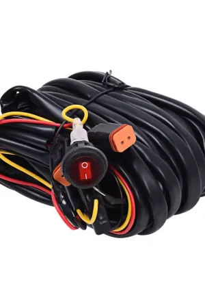 KC HiLiTES Wiring Harness for (2) Lights w/2-Pin Deutsch Connectors (110w Max Total) Weekend Sale