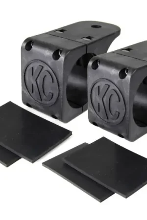 KC HiLiTES Universal Tube Clamp Light Mount Bracket Set / 2.25in. to 2.5in. Bar (Pair) Exclusive