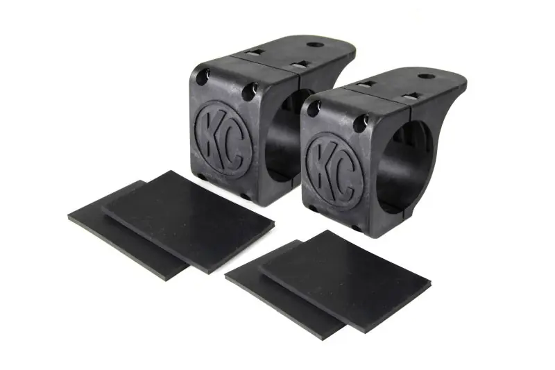 KC HiLiTES Universal Tube Clamp Light Mount Bracket Set / 2.25in. to 2.5in. Bar (Pair) Exclusive