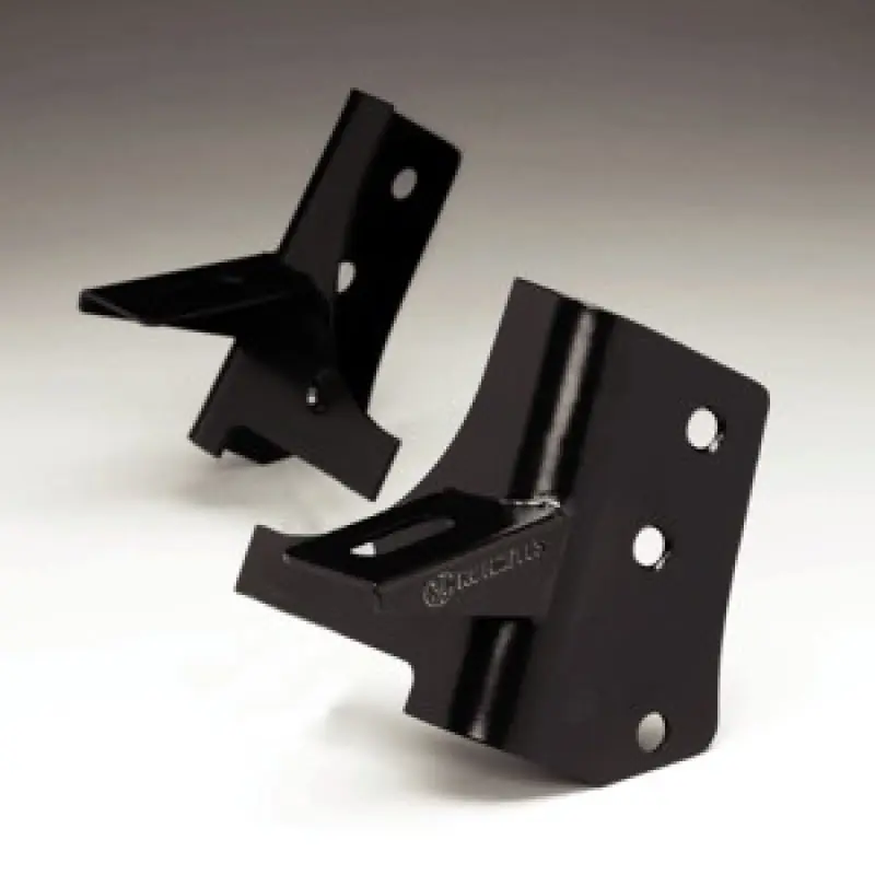 Worldwide Shipping KC HiLiTES 97-06 Jeep TJ A-Pillar Windshield Hinge Light Mount Bracket Set (Pair) - Black