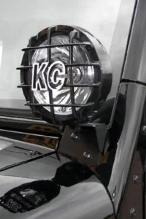 Price Cut KC HiLiTES 07-18 Jeep JK A-Pillar Windshield Light Mount Bracket Set (Pair) - Black