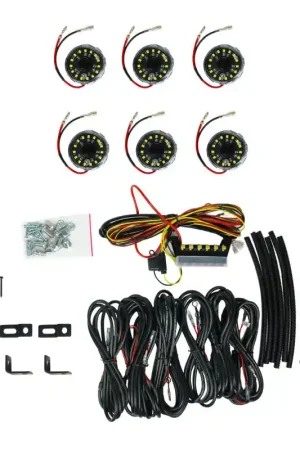 Sale KC HiLiTES Cyclone V2 LED - Rock Light - 6-Light System - Clear - 5W Flood Beam