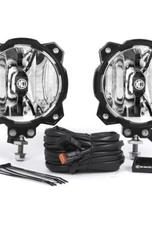 New Arrival KC HiLiTES 6in. Pro6 Gravity LED Light 20w Single Mount Spot Beam (Pair Pack System)