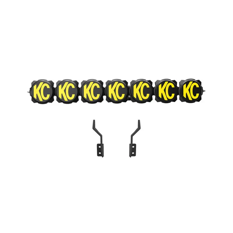 KC HiLiTES 2017+ Ford Super Duty Gravity LED Pro6 7-Light Bar Kit - Front Bumper Exclusive Offer