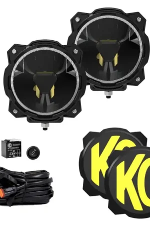 KC HiLiTES Gravity Titan LED 6in. - Pair Pack (SAE Driving Beam) Original
