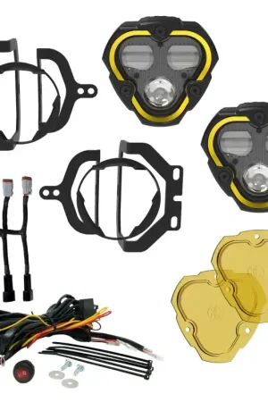 Time-Limited KC HiLiTES FLEX ERA 3 Dual Mode SAE Fog Lights - 2-Light Master Kit for Jeep JL/JT Sport Bumpers