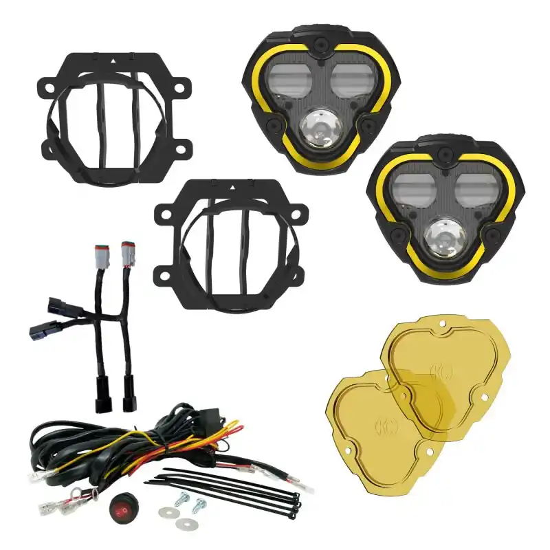 KC HiLiTES FLEX ERA 3 Dual Mode SAE Fog Lights - 2-Light Master Kit for Subaru Crosstrek/Forester Limited Offer