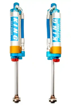 Discount King Shocks 2005+ Nissan Frontier Rear 2.5 Dia Piggy Hose Reservoir Shock w/Adjuster (Pair)