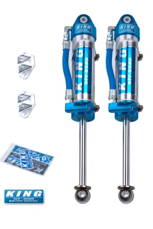 Premium King Shocks 96-04 Toyota Tacoma (6 Lug) Rear 2.5 Dia Piggy Hose Reservoir Shock (Pair)