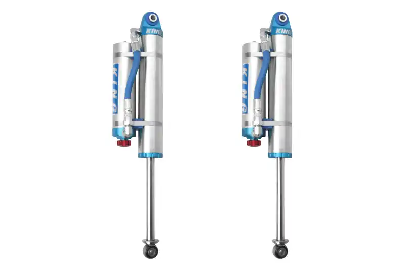 King Shocks 07-18 Chevrolet Silverado 1500 Rear 2.5 Dia Piggy Hose Res Shock w/Adjuster (Pair) Super Sale