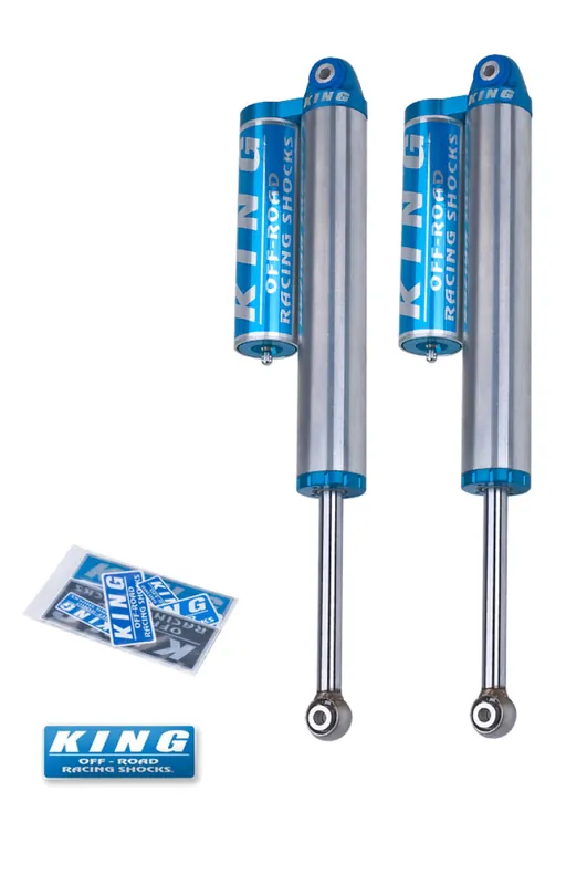 Limited Time King Shocks 2005+ Ford F-250/F-350 4WD Rear 2.5 Dia Piggy Hose Reservoir Shock (Pair)