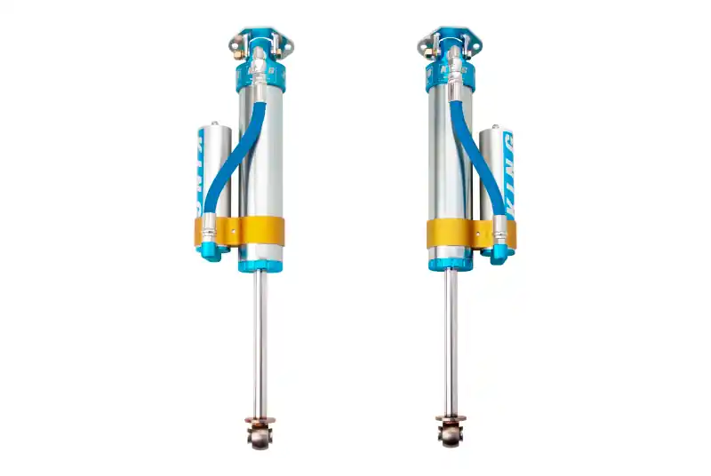 King Shocks 97-06 Jeep Wrangler TJ Rear 2.5 Dia Piggy Hose Reservoir Shock 3-5in Lift (Pair) Direct From Factory