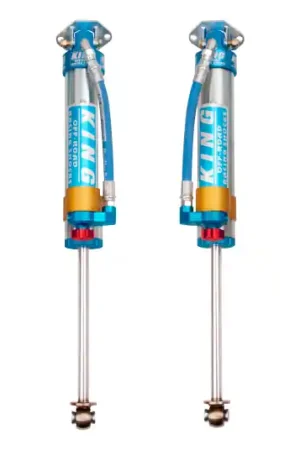 King Shocks 07-18 Jeep Wrangler JK Rear 2.5 Dia Piggy Hose Res Shocks 0-2in Lift w/Adjuster (Pair) Weekend Sale