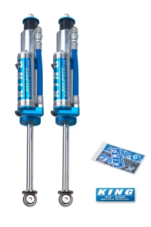 Get Yours King Shocks 07-18 Jeep Wrangler JK Front 2.5 Dia Piggy Hose Res Shock 3-5in Lift (Pair)