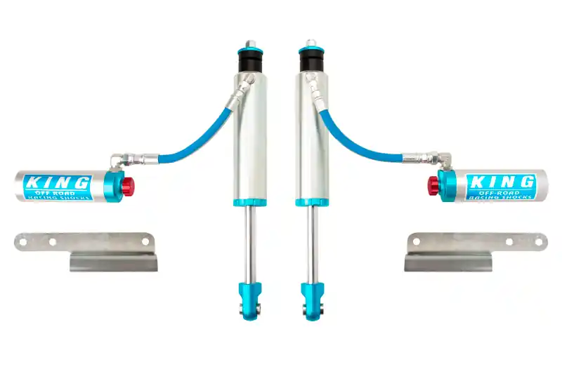 King Shocks 98-02 Toyota Land Cruiser 100 Front 2.5 Dia Remote Res Shock w/Adjuster (Pair) Premium