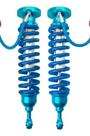 Authentic King Shocks 2008+ Toyota Land Cruiser 200 Front 2.5 Dia Remote Res Coilover w/Adjuster (Pair)