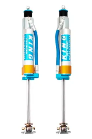 Premium King Shocks 84-00 Jeep Cherokee xJ Front 2.5 Dia Piggy Hose Res Shock for 5-6in Lift (Pair)