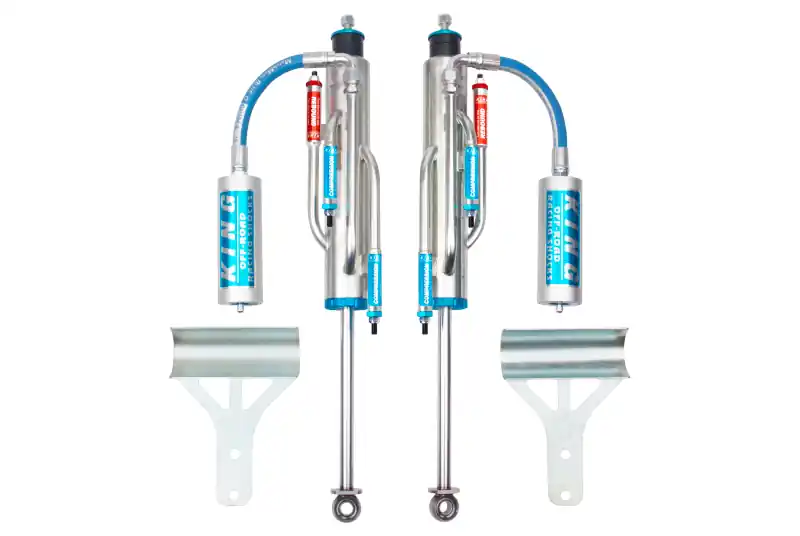 Last Chance King Shocks 07-18 Jeep Wrangler JK Front 2.5 Dia Hose Remote Bypass Shock 3-5in Lift (Pair)