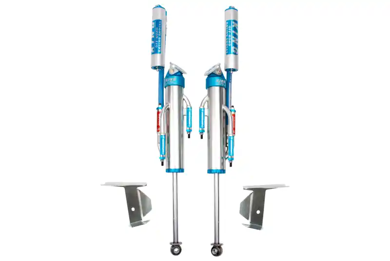 Best Price King Shocks 07-18 Jeep Wrangler JK Rear 2.5 Dia Hose Remote Bypass Shocks 3-5in Lift (Pair)