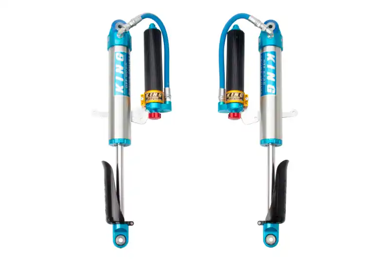King Shocks 2018+ Jeep Wrangler JL Front 2.5 Dia Remote Res Shock for 0-2in Lift w/Adjuster (Pair) Brand New