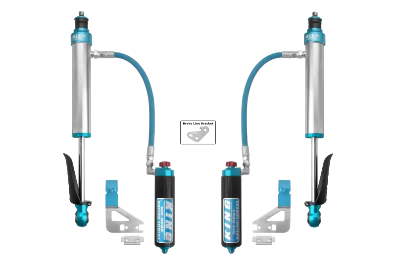 King Shocks 2022+ Toyota Tundra Rear 2.5 Dia Remote Reservoir Coilover & Adjuster (Pair) Warranty Included