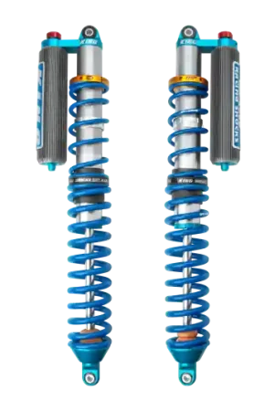 High Quality King 2024 Maverick R Front 2.5in Internal Bypass Piggyback Coilover w/Finned Res. w/Adj. Req Cutting